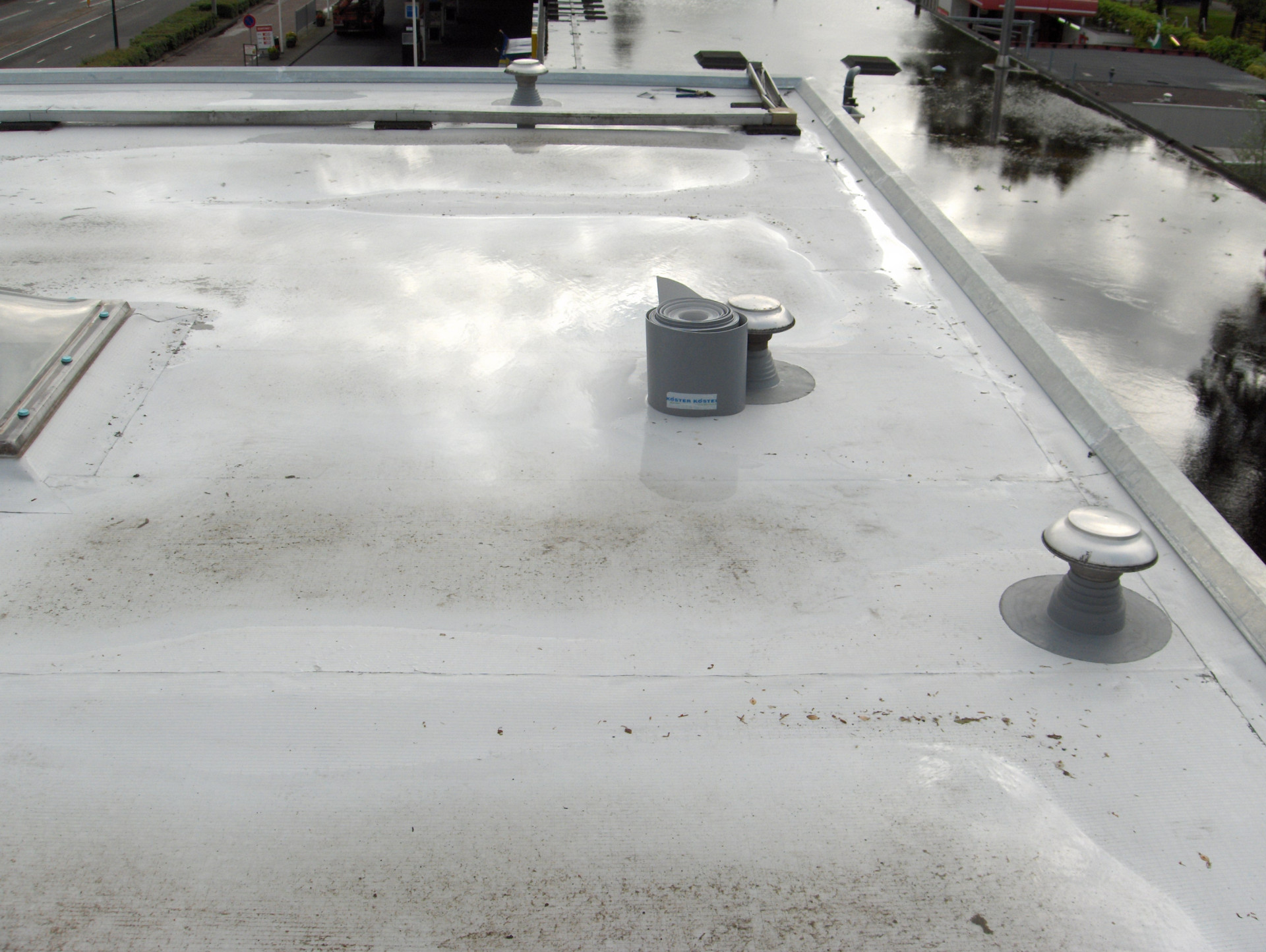 ECB dakbedekking op plat dak – voorbeeld project regio Austerlitz