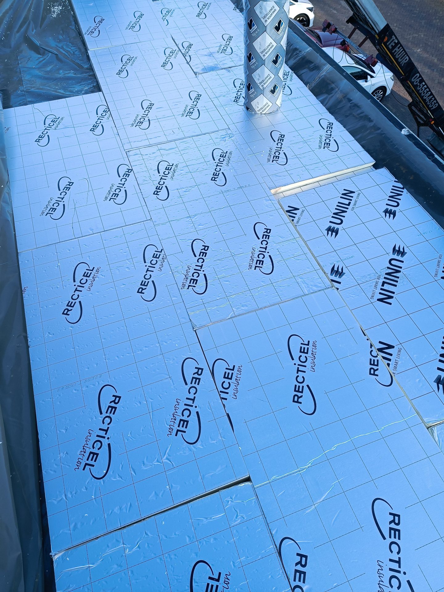 Damprem + PIR-pakket – voorbereiding TPO/bitumen