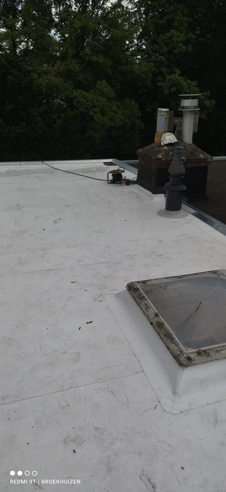 Detail doorvoer met TPO manchet – Leusden