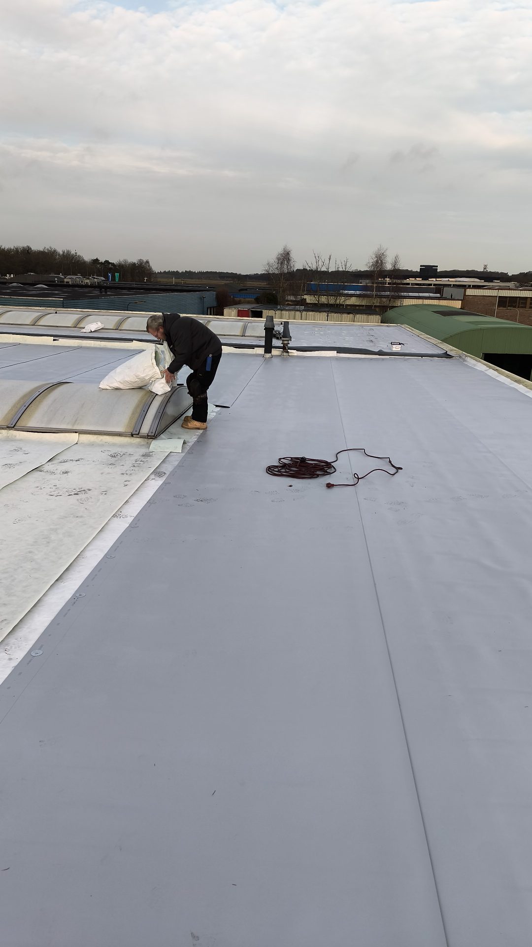 Plat dak bedrijfspand – referentieproject